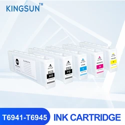 Cartouche d'encre pigmentée T6941 T6945 avec puce, pour imprimante EpsonT3000 T5000 T7000 T3200 T7200 T3270 T5270 T7270 