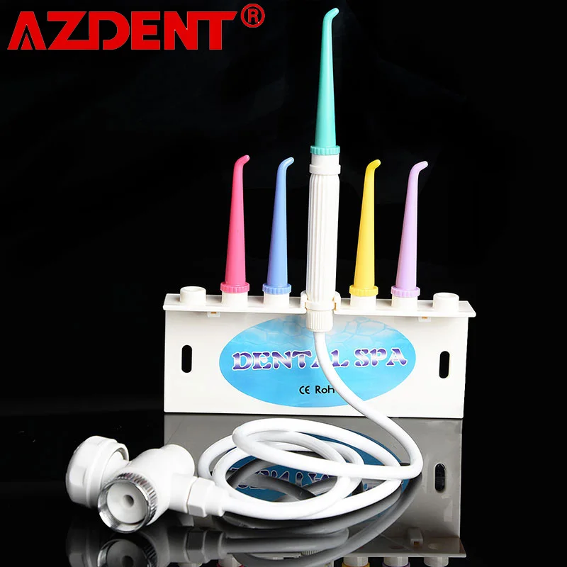 AZDENT-irrigador Dental por chorro de agua, cepillo Interdental, limpiador de SPA, blanqueamiento Dental, limpieza de cepillo de dientes
