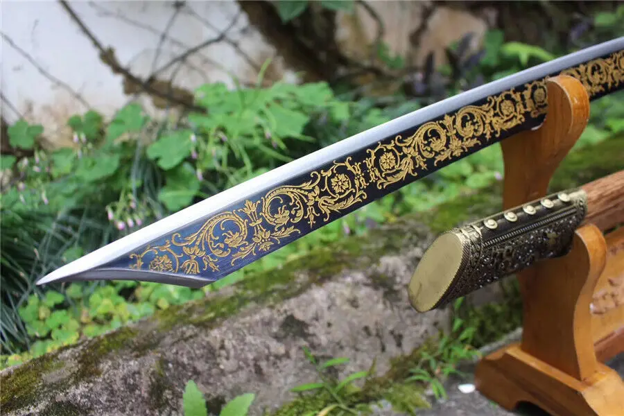 Открытый битва Broadsword Dao меч очень острый клинок из марганцевой стали