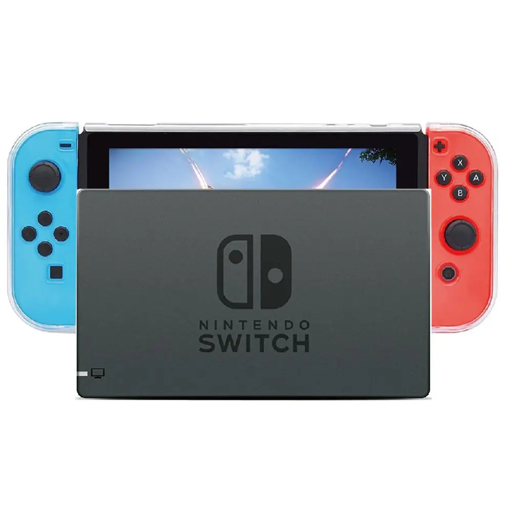 Dockable защитный чехол Съемный Кристалл PC Shell для Nintendo Switch аксессуары NS NX жесткий прозрачный задняя крышка