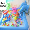 New Children's Water Slides Inflatables For Kids Water Park with Slide Outdoor Backyard Slide Fun Lawn Waters Slides Pools Toy 3
