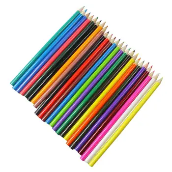 

24Pcs Assorted Colorful Wooden Colored Pencil Hand Painted Drawing Sketch