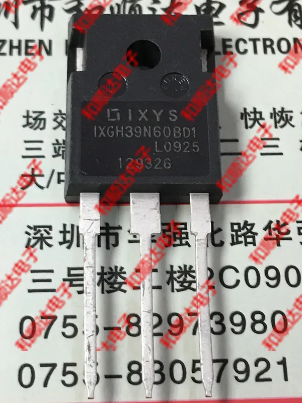2 шт./IXGH39N60BD1-247 600V 76A TO247