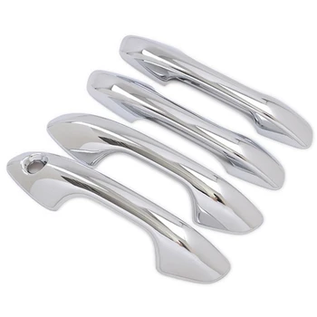 

for Kia Rio 4 X-Line 2017 2018 2019 ABS Chrome Door Handle Cover Trims Car Decoration Exterior Accessories