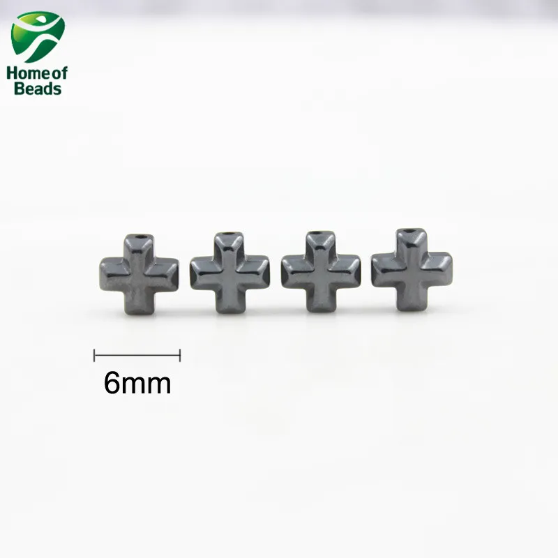 Новое поступление качественные Бусины Из Натурального Гематита черного цвета 10