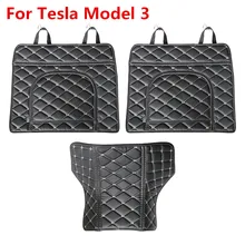 Для Tesla Model3 заднее сиденье анти-игры коврики чехлы для стульев подушки анти-игры коврики сумка для хранения аксессуары-модификации для автомобиля