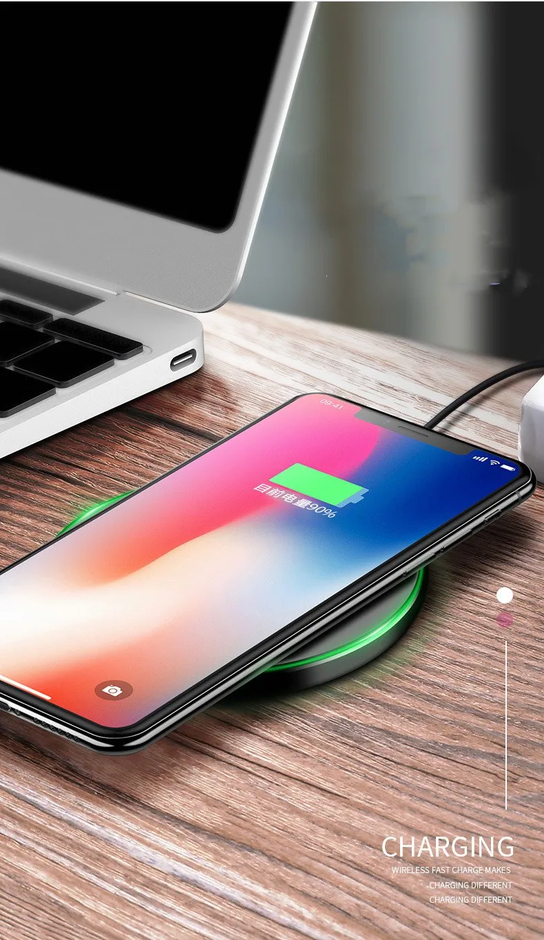 Быстрое беспроводное зарядное устройство для samsung Galaxy S10 S9/S9+ S8 Note 9 usb зарядное устройство для iPhone 11 Pro XS Max XR X 8 Plus