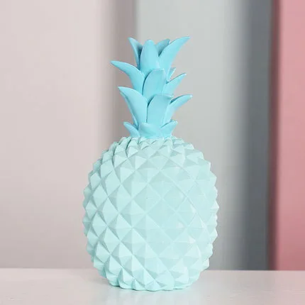Модные Ananas статуя украшение для дома аксессуары абстрактная скульптура стол Декор коробка для хранения монет гостиная декоративные статуи - Цвет: statue 3