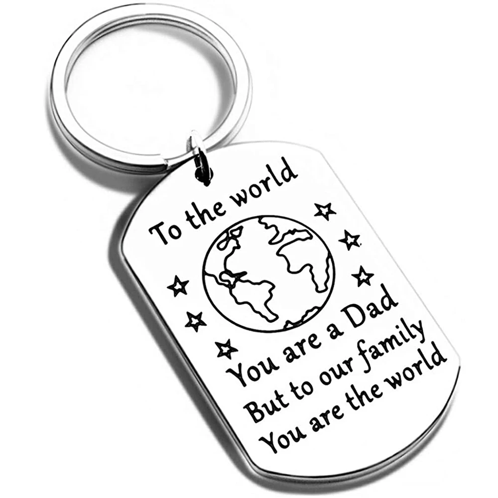 Fathers Day Keychain Gift Thank You Step Dad Wedding Anniversary Men Him Valentines Day Gifts Fot Step Dad In Law Key Chains Aliexpress