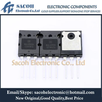 

Free shipping 5Pairs MJL4302A MJL4302 + MJL4281A MJL4281 TO-3PL 15A 350V 230W NPN PNP Silicon Power Transistor