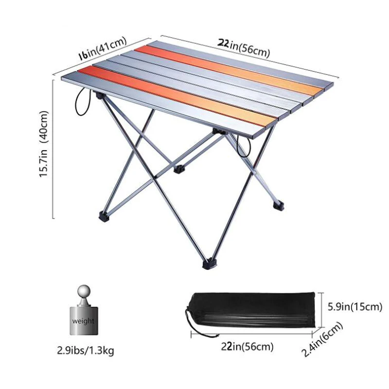 Размеры S M L Портативный складной настольный светильник Алюминий сплав стол для
