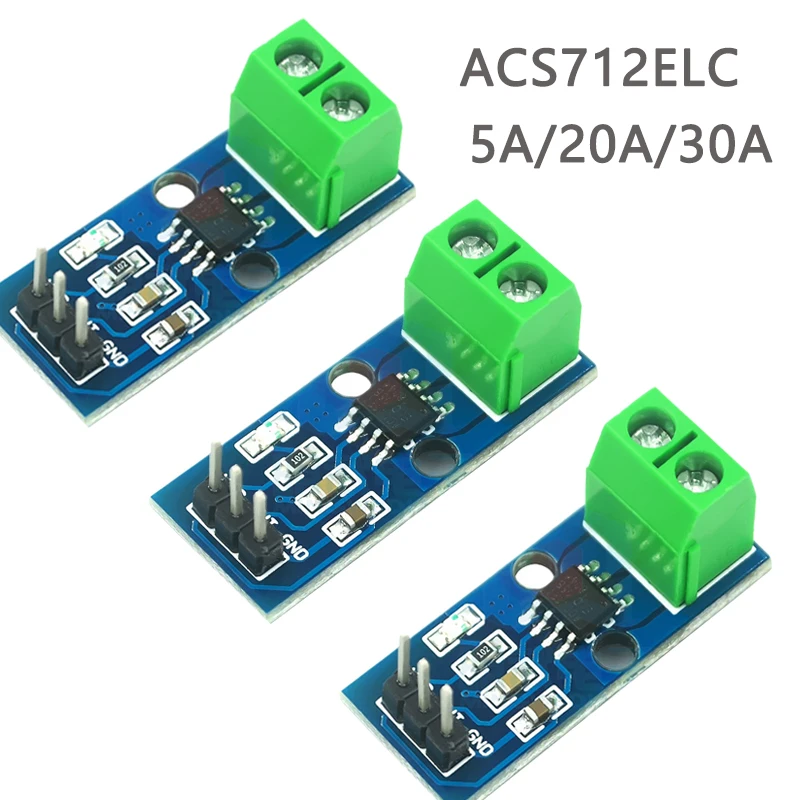 2PCS 30A range Current Sensor Module ACS712 Module NEW M5 