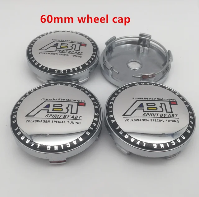 4 stücke ABT Nabendeckel 56mm 60mm 65mm 68mm Auto Rad Kappe