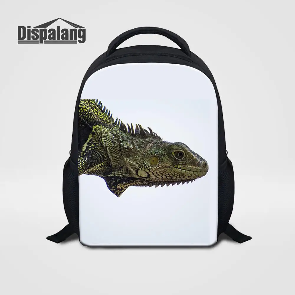 Backpack14 Dispalang школьный рюкзак для мальчиков 12 дюймов Мини милый рюкзак с принтом ящерица для мальчиков Детский рюкзак - Цвет: Backpack14
