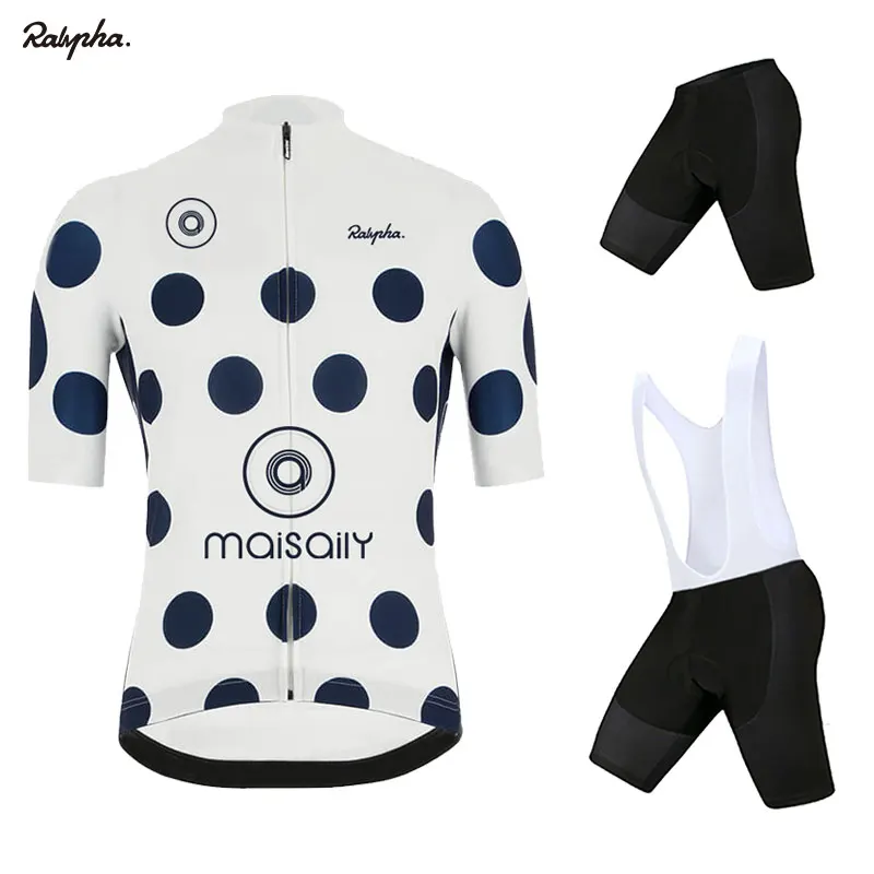 

Men's Cycling Clothing Cycling Short Sleeve Jerseys Sets Summer Triathlon Skin suit Quick Dry Breathable Anti-UV 2019 Raphaing
