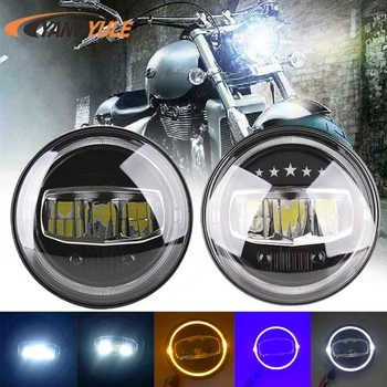 

Motorcycle 7" Led Motor Headlight For H arley Electra Glide Fatboy Road King Electra Glide Softail Parts
