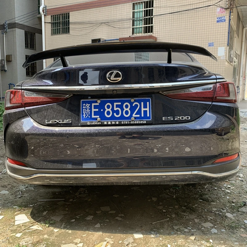 Для Lexus ES260 ES300 ES200 спойлер из углеродного волокна/FRP материал автомобильный хвост GT стиль задний спойлер