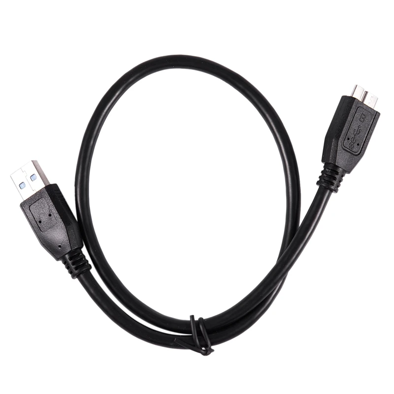 Горячий 3C-USB 3,0 Мужской кабель для передачи данных Micro-B Мужской для внешнего жесткого диска HDD кабель черный
