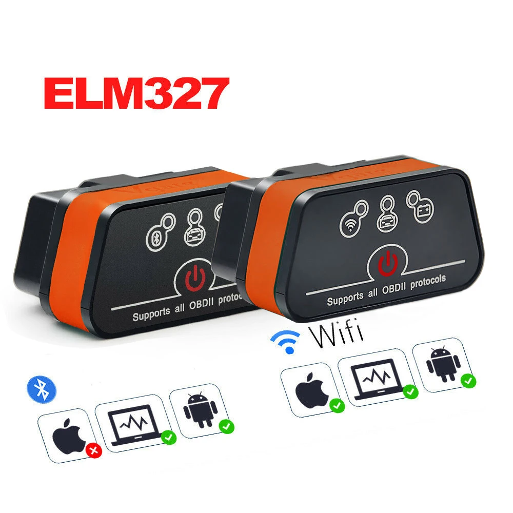 Vgate iCar2 Wifi OBD2 ELM327 адаптер ELM 327 Wi Fi автомобильный диагностический инструмент сканер Wi-Fi OBDII Для iPhone iOS Android PC