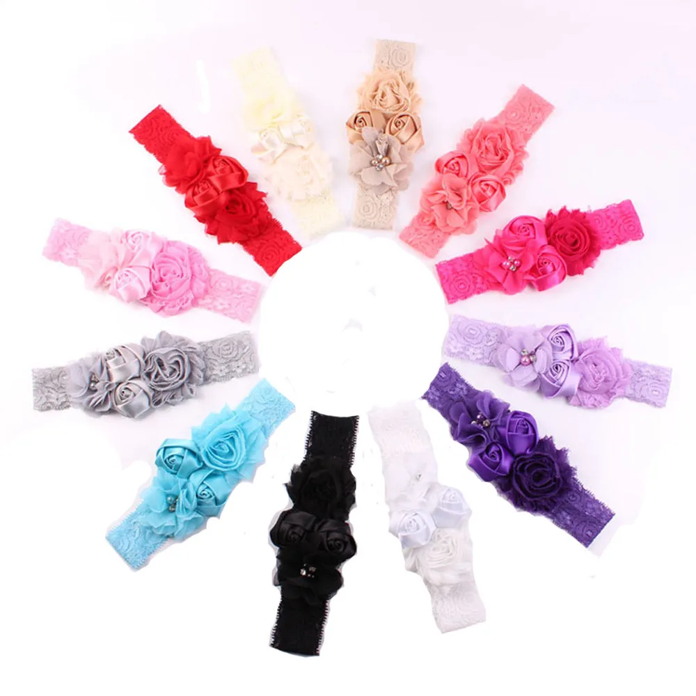 Зима-осень аксессуары для головы девочек повязка волос Детские Эластичные