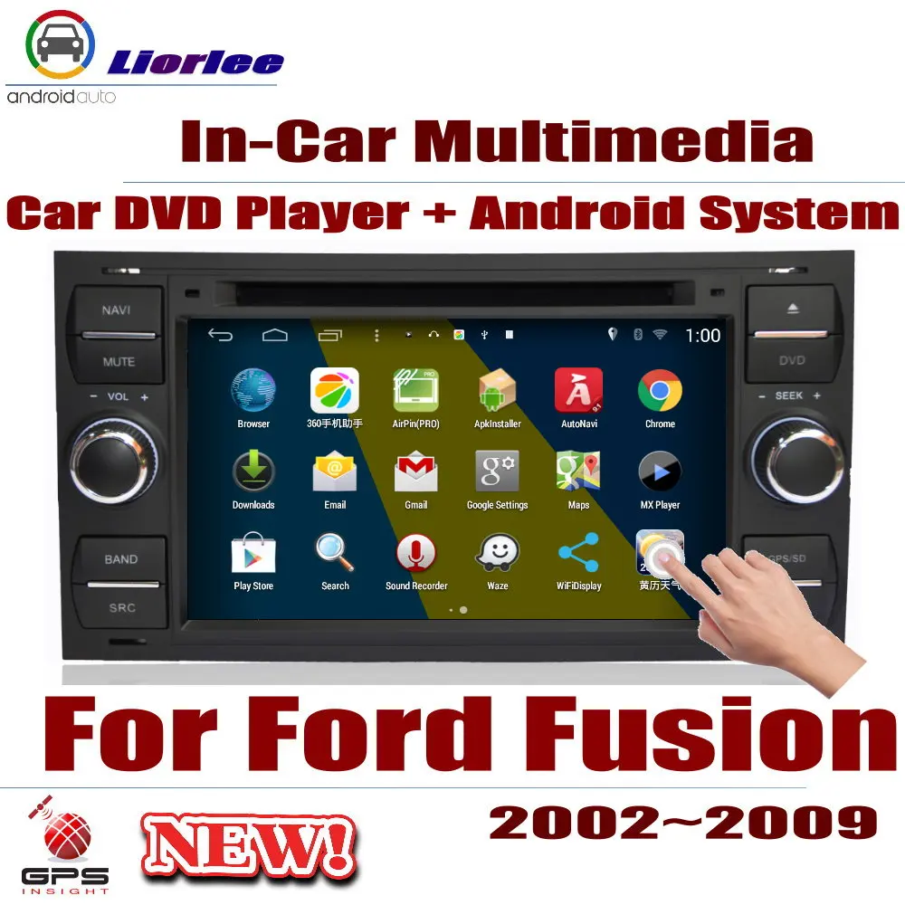 

For Ford Fusion 2002-2009 Car Radio DVD GPS Player Navigation Android HD Displayer System Audio Video Stereo In Dash Head Unit