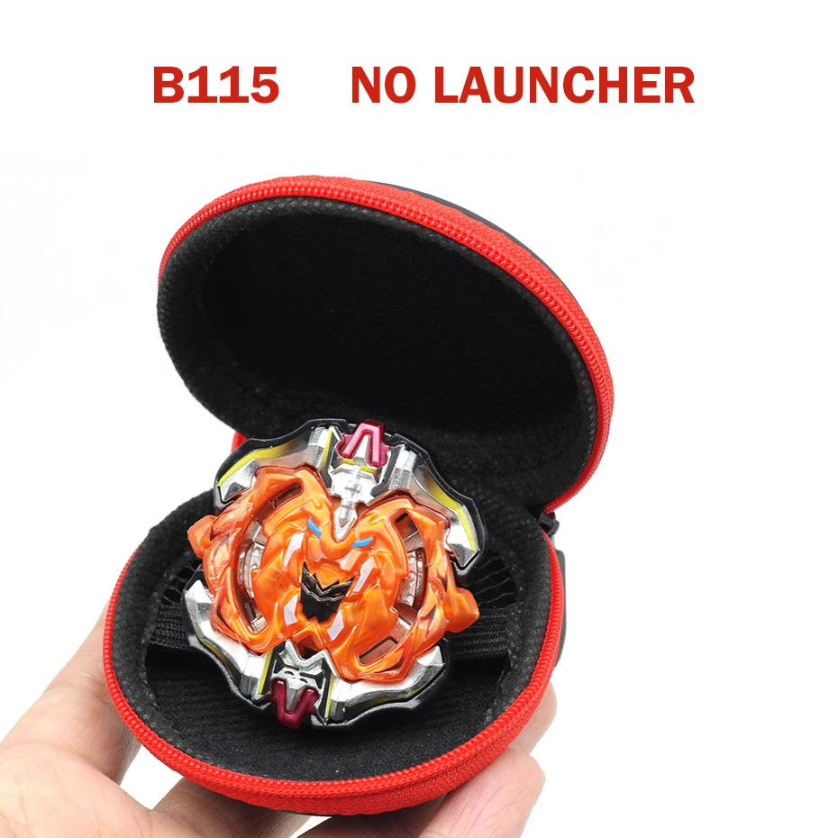 Все модели Beyblade металлический бейблейд Fusion без пускового устройства и коробки для игрушек Rotative God Top Bey Blade с мешком для игрушек - Цвет: B115 BOX