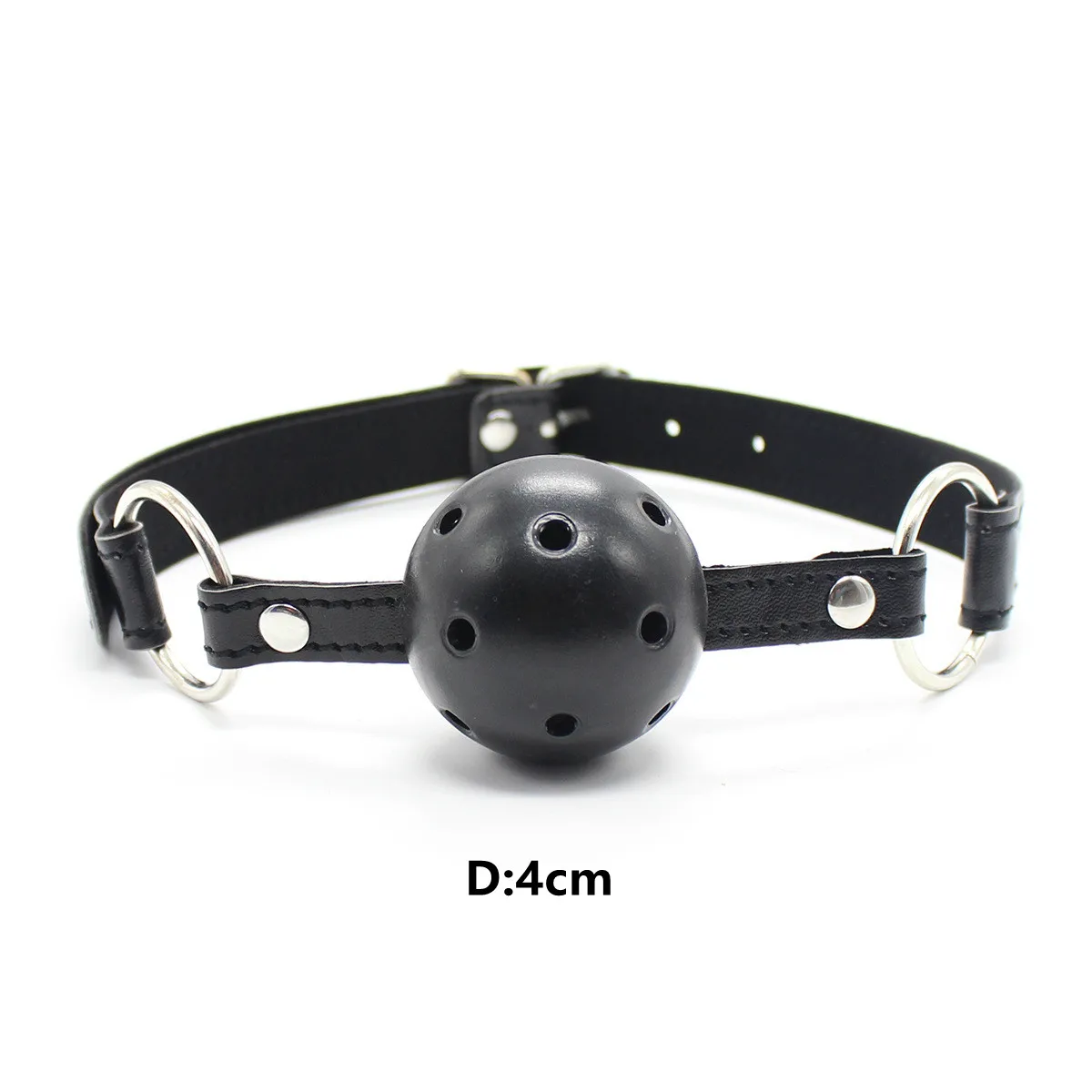 Adult-Toys-of-Hard-Ball-Gag-Mouth-Gag-3-Breathing-Holes-Ball-Plug-for