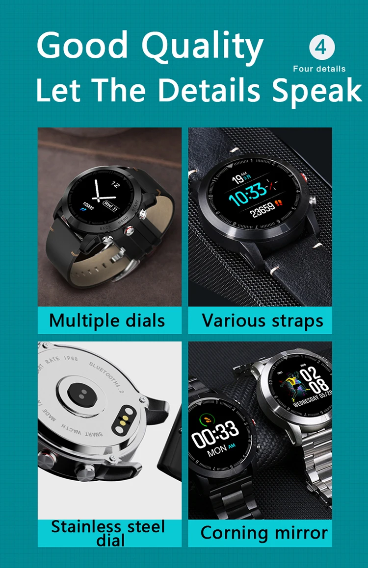 KSUN KSR903 cheep bluetooth android/ios телефоны водонепроницаемые сенсорный экран Здоровье Спорт Смарт часы