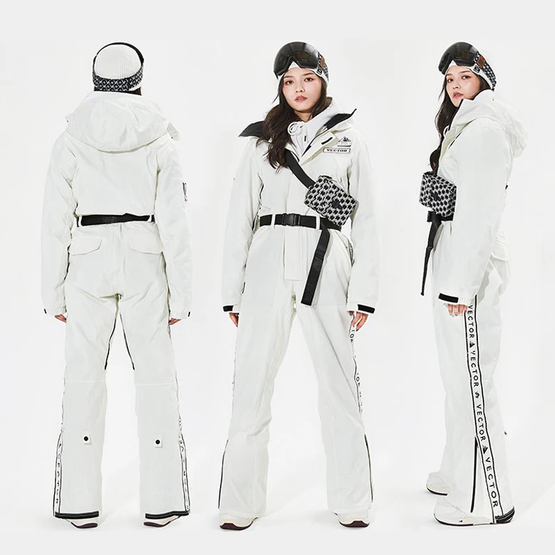 2022 tuta da neve impermeabile donna con cappuccio tute da sci monopezzo  donna outdoor uomo tuta da sci sport abbigliamento invernale femminile -  AliExpress Sports \u0026 Entertainment