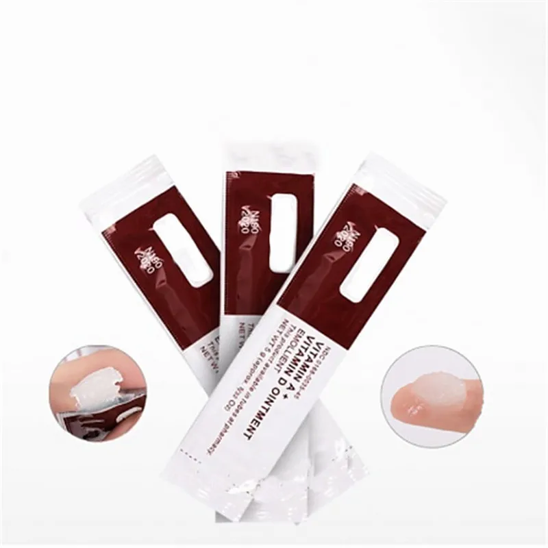 Fougera-ungüento de vitamina AD, crema anticicatrices para tatuaje, cuidado posterior, arte corporal, suministros de tatuaje permanente, 1/5 Uds.