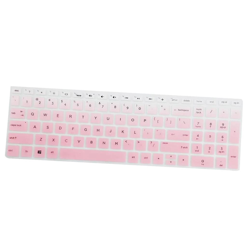  Silicone Notebook Keyboard Skin Cover for HP 15.6''BF Laptop