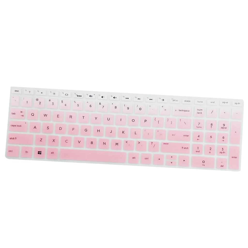 Hight Quality Notebook Keyboard Stickers Skin Cover Keycaps for HP 15.6''BF Laptop soft Silicone-3