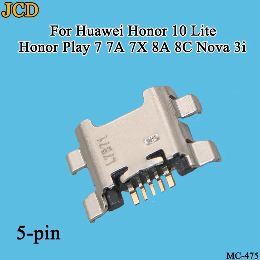 JCD 30 шт./лот для huawei Honor 10 Lite Honor Play 7 7A 7X 8A 8C Nova 3i usb зарядная док-станция разъем для зарядки порт разъем