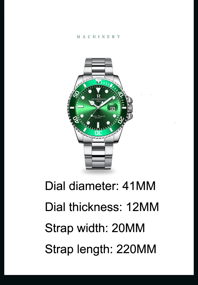 Relogio Top Brand Luxury Fashion Diver Watch Men Luminous Waterproof Date Clock Sport Watches Mens Quartz Wristwatch