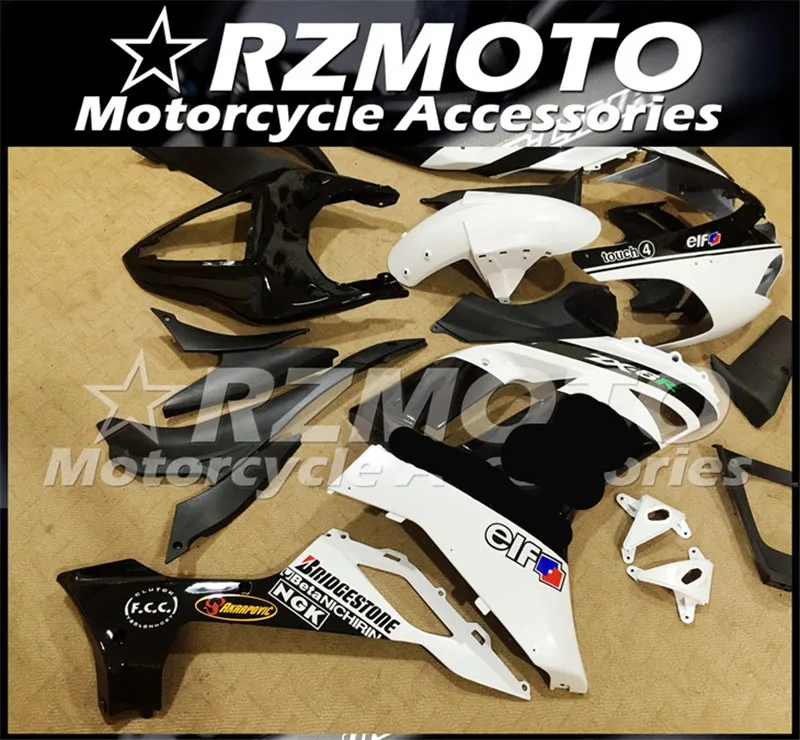 Мотоциклетный обтекатель abs Подходит для Kawasaki ZX6R 636 ZX-6R 2007 2008 корпусные детали пресс-форм Магазин № 0286
