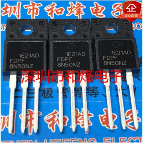 

Free Shipping 100pcs FDPF8N50NZ TO-220F 500V 8A