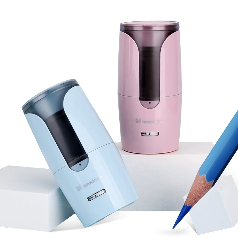 Tenwin 8036 Auto Electric Automatic Pencil Sharpener heavy duty usb Adjustable for Kids Artists School Supplies Stationery | Канцтовары