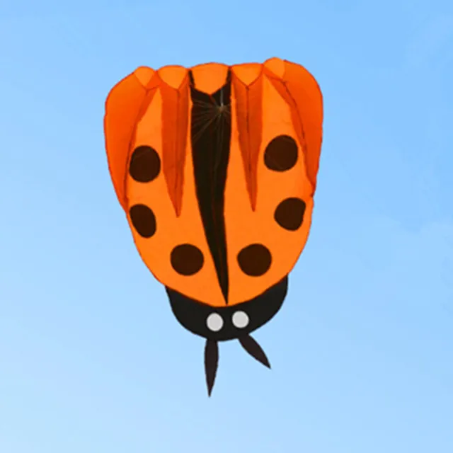 free shipping large ladybug kite buggy animated kites for kids inflatable kite beautiful handle fish weifang kite factory 3