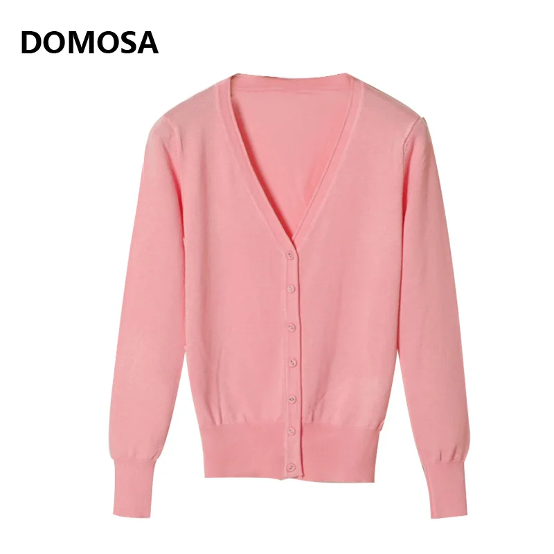 

Solid Color long sleeve sweater women's short thin coat in spring Autumn single breasted casual knitted cardigans coat winter