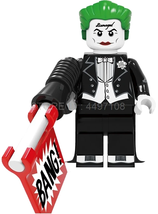 DC Crime Movie Gotham City Джокер Бэтмен Супермен друзья Харли Квинн IronMan Creator Technic строительные блоки Marvel танос игрушки