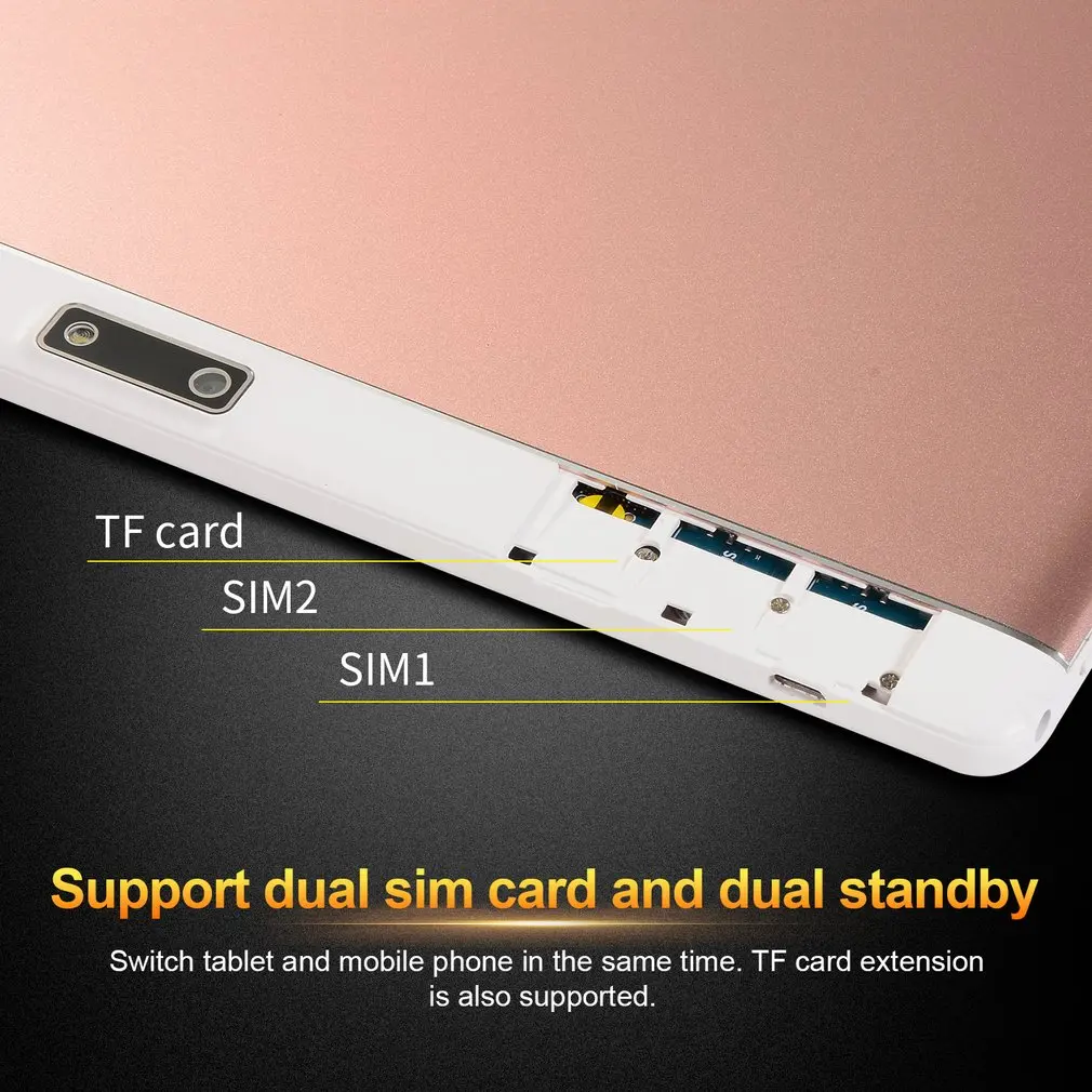 10.1 Inch Tablet tablet PC Android 8.10 Version Super tablets Ram 6GB Rom 64GB WiFi GPS 10.1 tablet