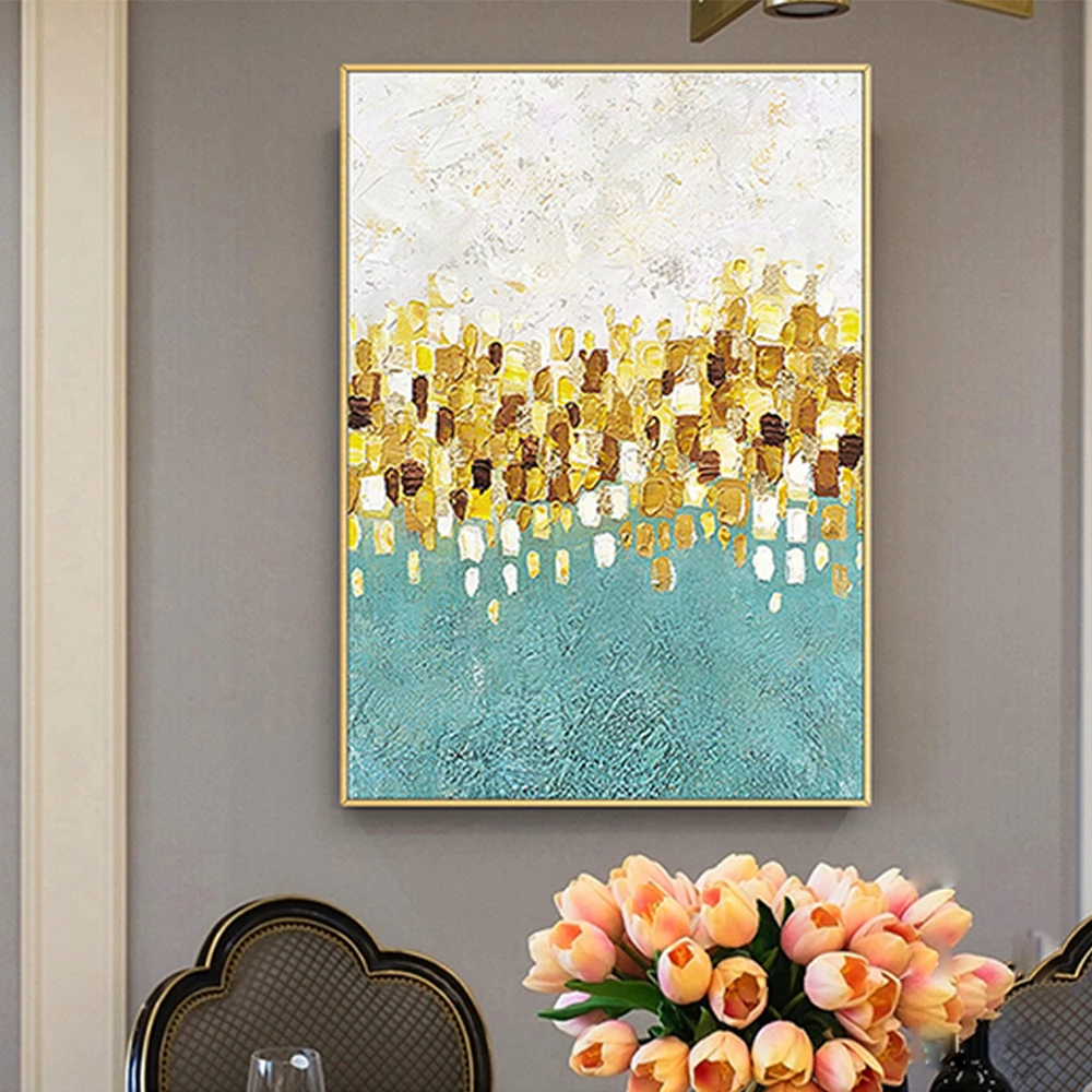 Waliicorners Wall Art Posters Home Mural Decoration Modern Abstract Painting Golden Thick Texture Handmade Oil Painting 8 Hbbffccfc7b8c480eafd55c99b7d27ebfr