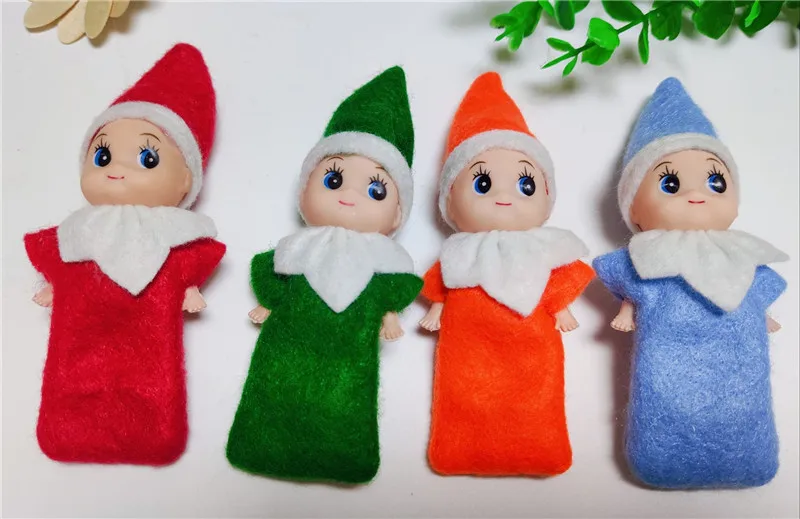 20 шт./лот новинка рождественские детские куклы эльфы Детские игрушки мини эльф