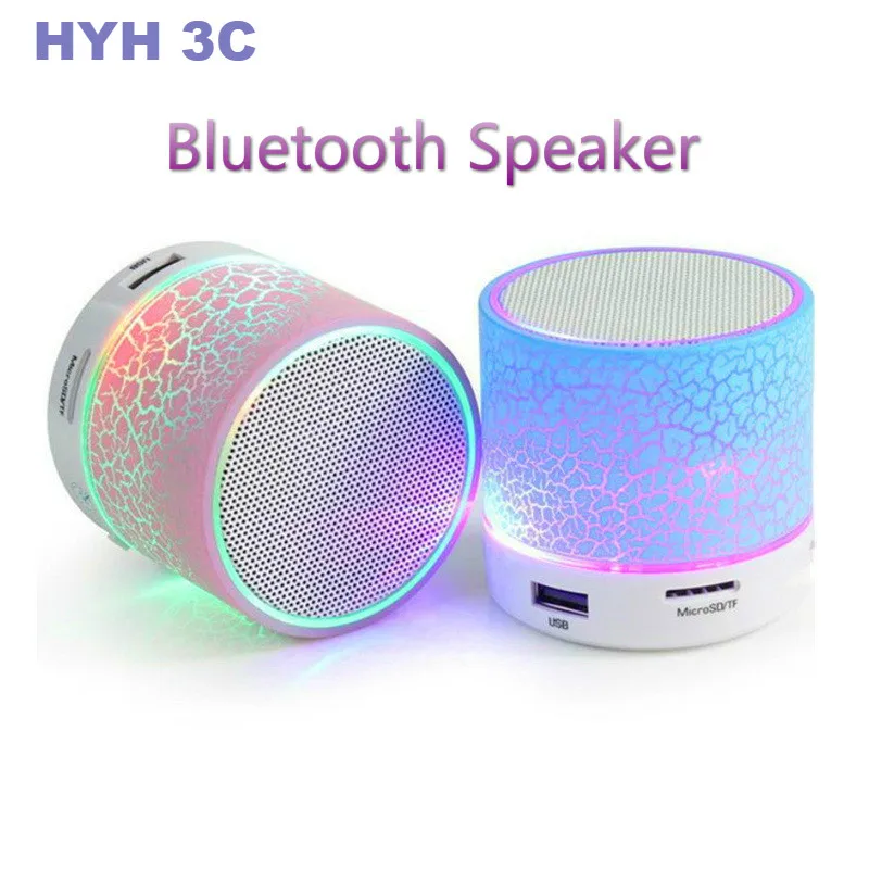 A9 Bluetooth портативный динамик 6 цветов мини беспроводной громкий светодиодный TF USB