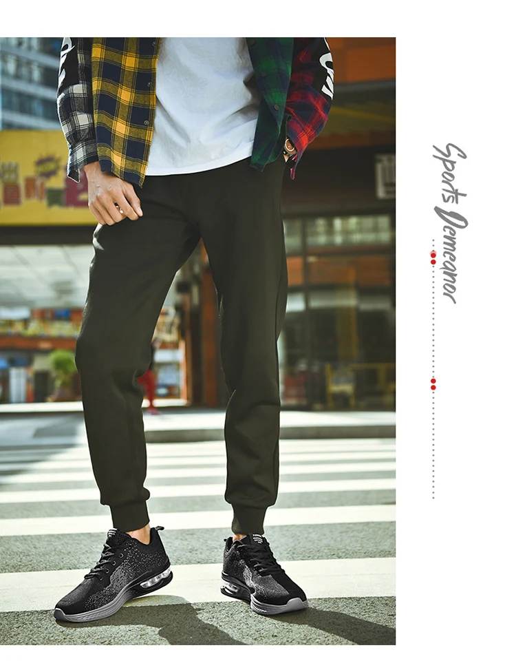 Men Tennis Shoes Lightweight Comfortable Air Cushion Shoes for Outdoor Jogging Walking Air Mesh Sneakers Chaussure Homme