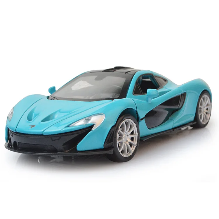 

Night Market Stall 1: 32 Window Box Jiaye McLaren P1 Alloy Car Model Children Sound And Light Toy Car