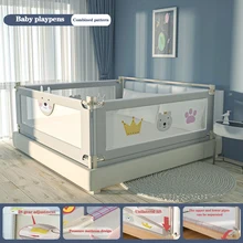 Corralito de bebé para interiores, barrera de seguridad para piscina de bolas, valla de protección anticaída para camas grandes, deflector Universal, muebles para niños