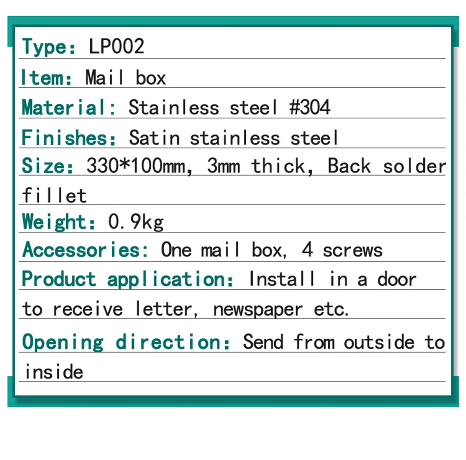 House-Mail-Box-Letter-Plate-for-Outdoor-House-Hotel-Door-Address-Plaque-Mailbox信箱口详情图_14