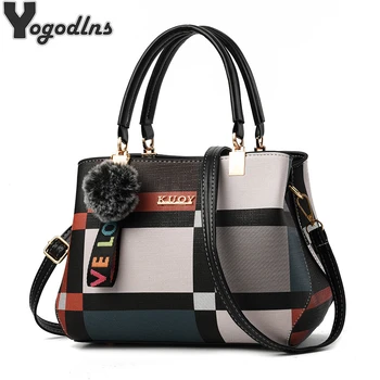 Elegant Designer Handbags Women Bags Messenger PU Leather Crossbody