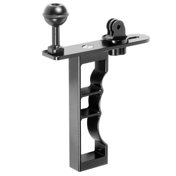 

FULL-Applicable For Gopro Full Range Dslr Camera Cnc Aluminum Alloy Single Hand Diving Photography Bracket Handheld Camera Holde